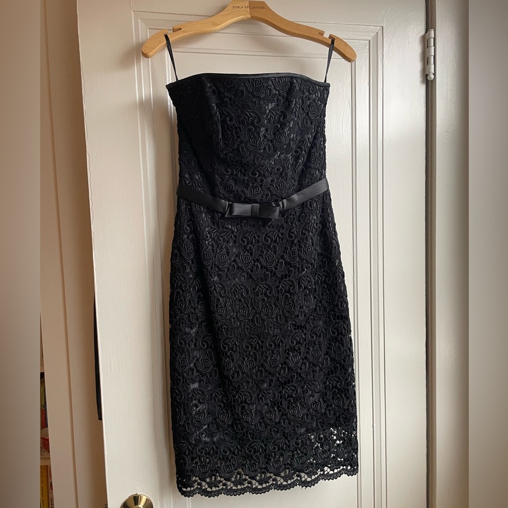 Black lace Jessica McClintock Cocktail dress